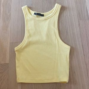 Yellow Zara tank
